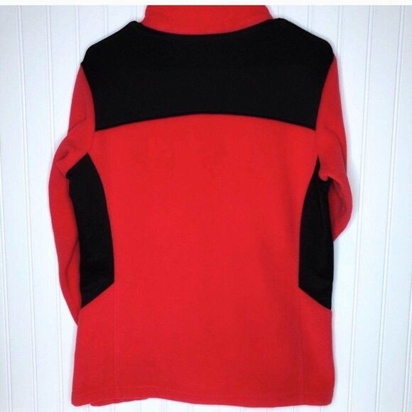 Red and Black Zip Up Columbia Jacket Size M - Picture 4 of 6